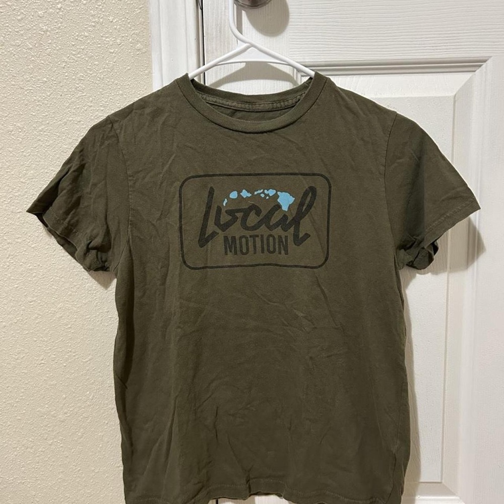 Men's Olive Short-Sleeve Logo Tee